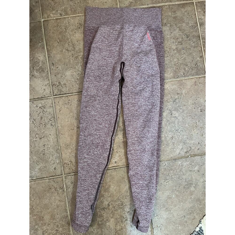Gymshark M High Waisted Flex Winter Berry Rose Slate Seamless Leggings Athletic